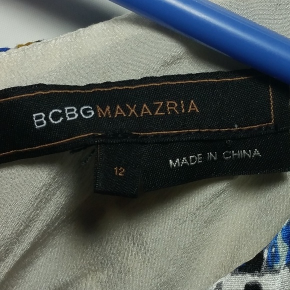 BCBGMAXAZRIA Pattern Professional Dress - Size 12 - Picture 2 of 8